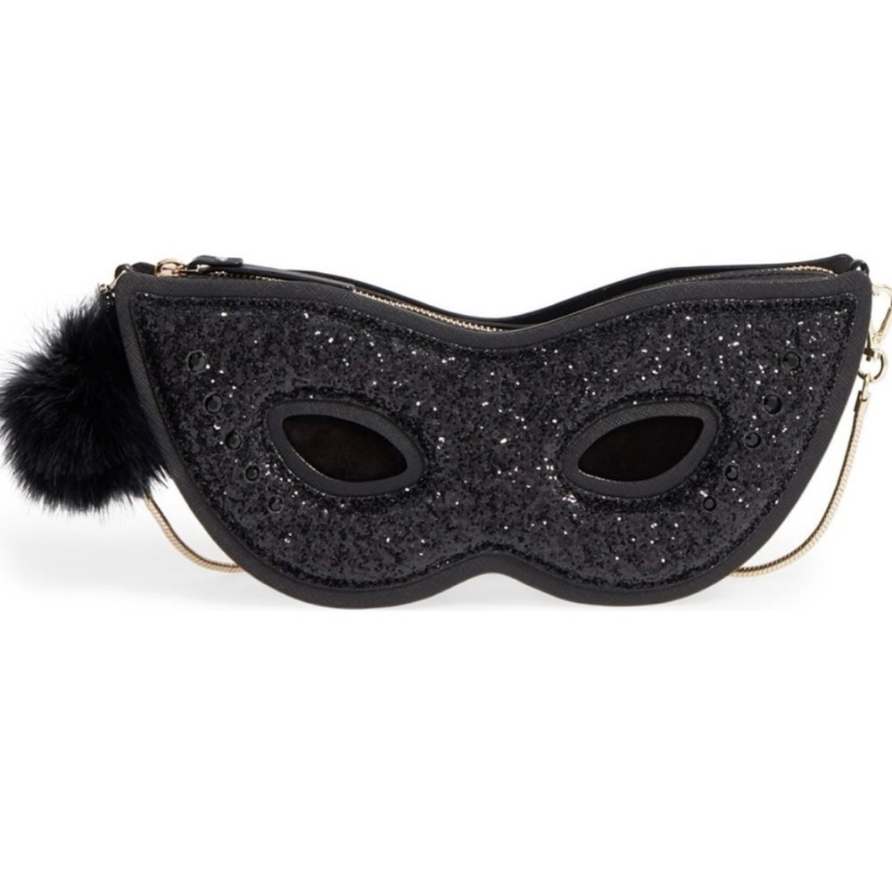EUC Kate Spade 3D Mask novelty clutch/crossbody